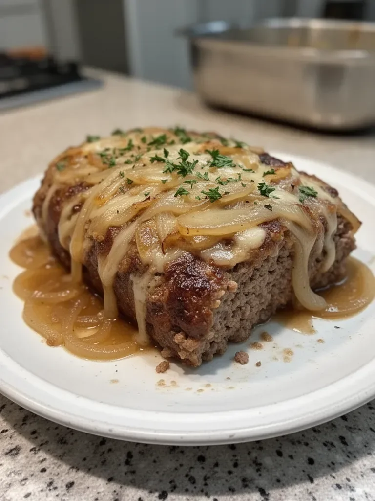 French Onion Meatloaf