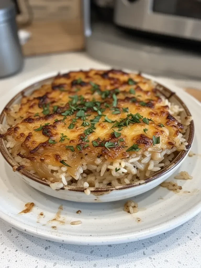 French Onion Soup Rice