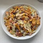 Frito Cowboy Cabbage dish served in a bowl with toppings