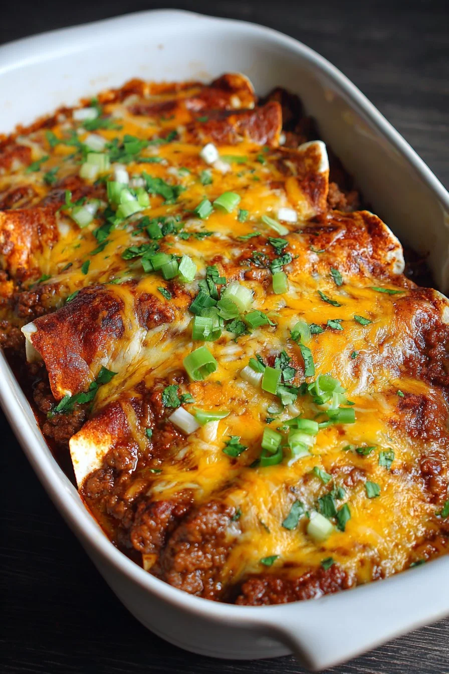 Ground Beef Enchiladas