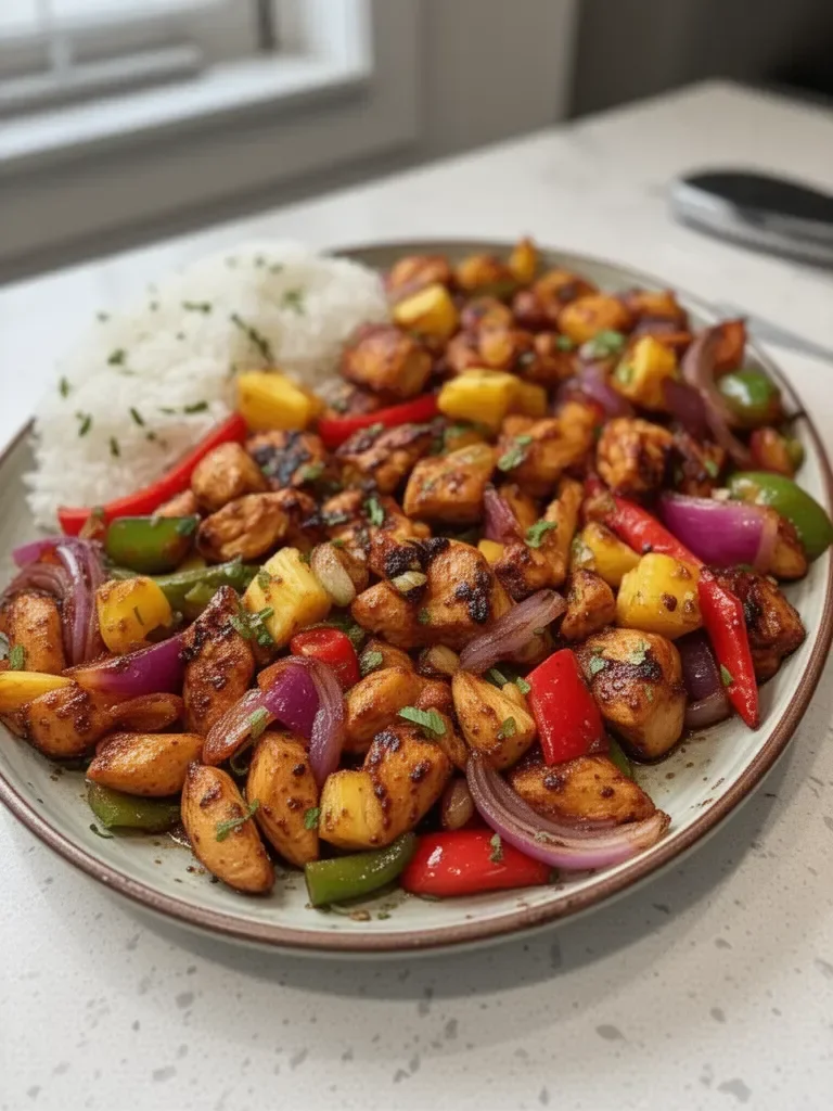 Hawaiian Chicken Sheet Pan