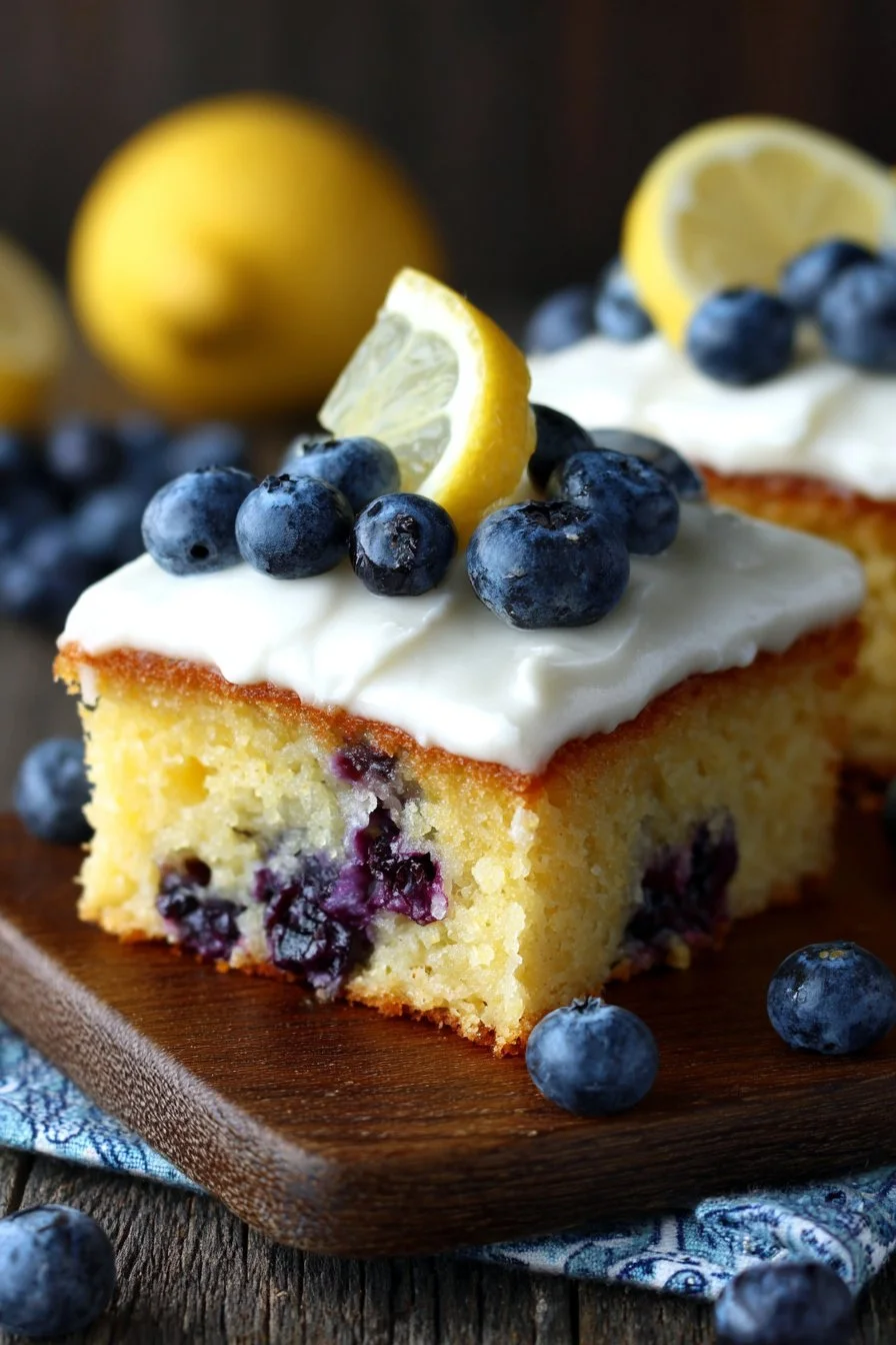 Lemon Blueberry Sheet Cake: A Summery Delight for Every Occasion