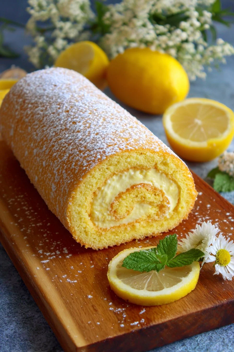 Lemon Cake Roll