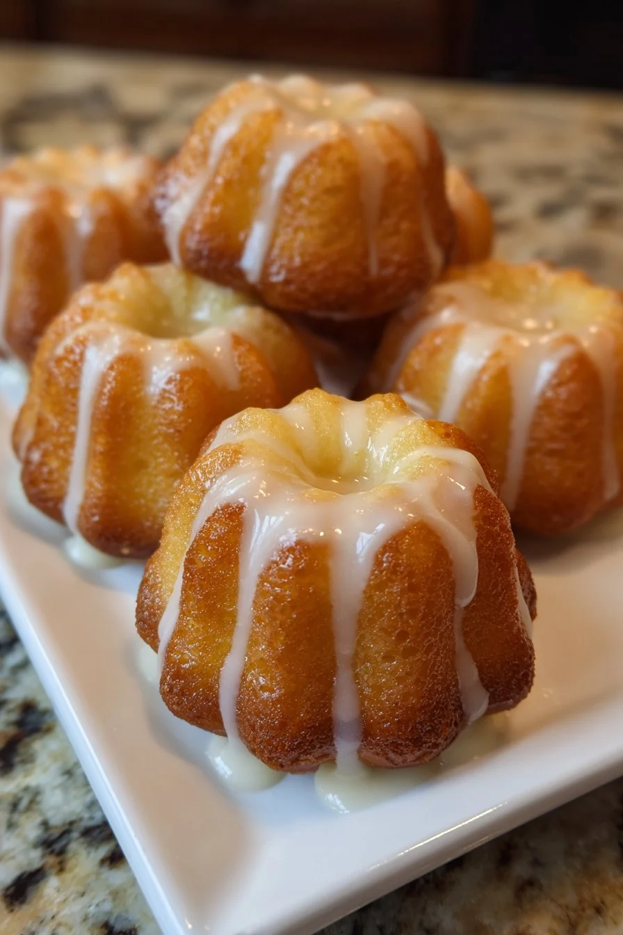 Mini Lemon Bundt Cakes