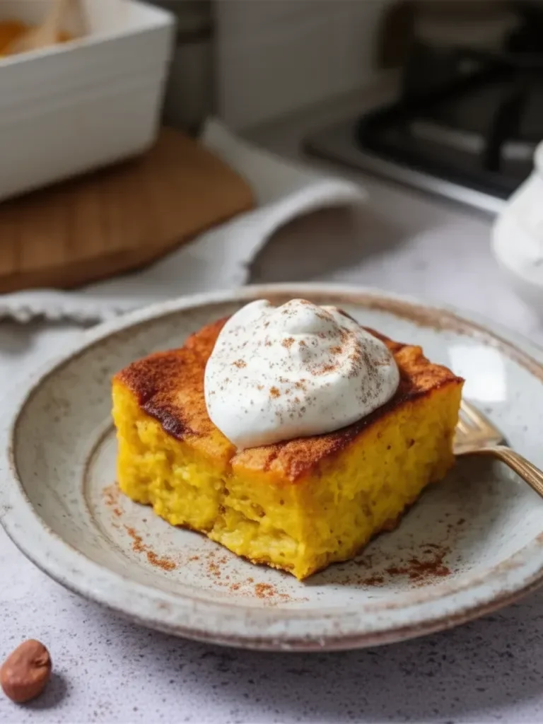 Pumpkin Cottage Cheese Bake: Healthy, Easy & High-Protein Fall Treat