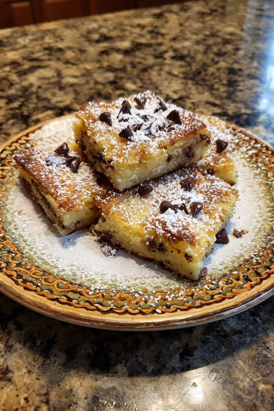 Ricotta Chocolate Chip Pastry Squares