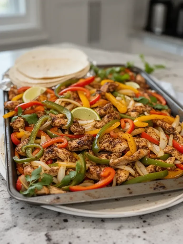 Sheet Pan Chicken Fajitas