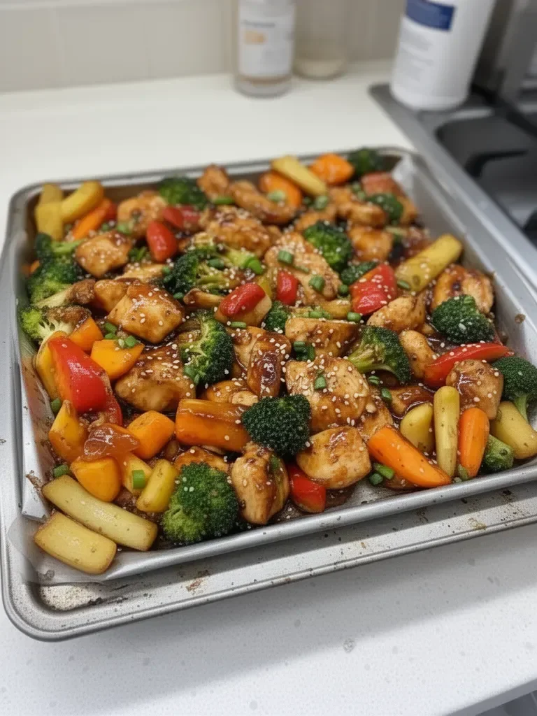 Sheet Pan Teriyaki Chicken & Veggies