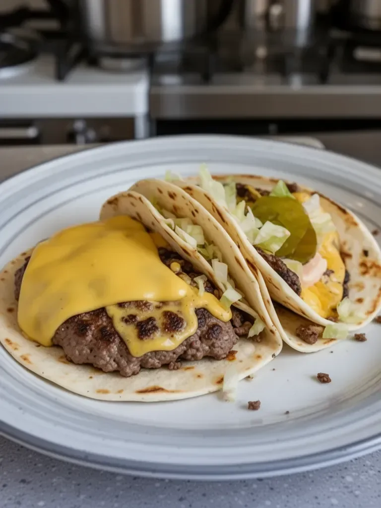 Smash Burger Tacos