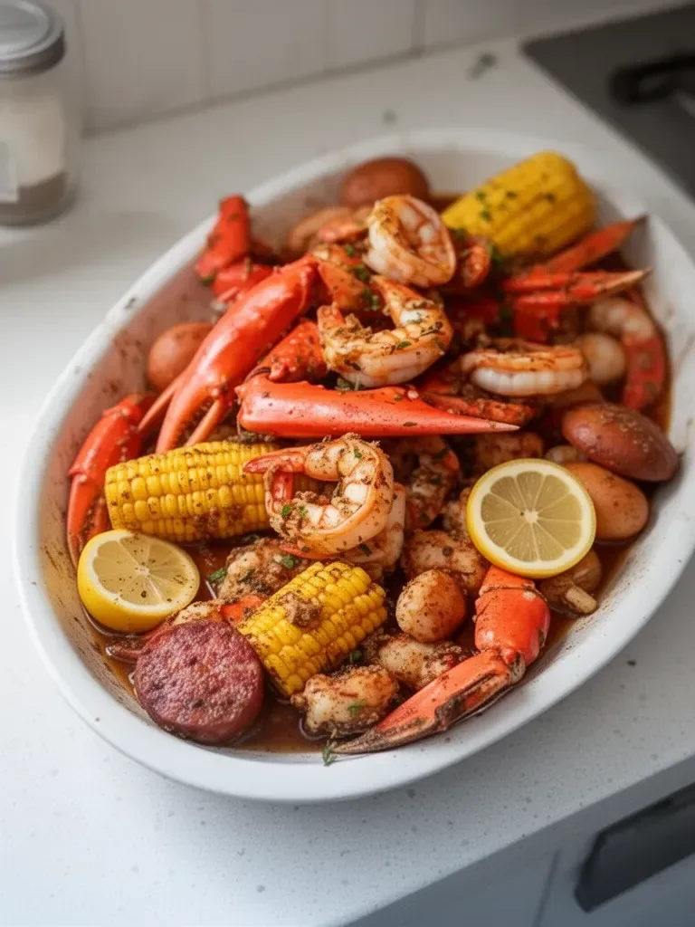 Spicy Cajun Seafood Boil