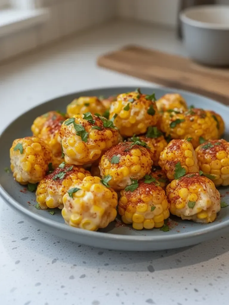 Spicy Mexican Corn Bites