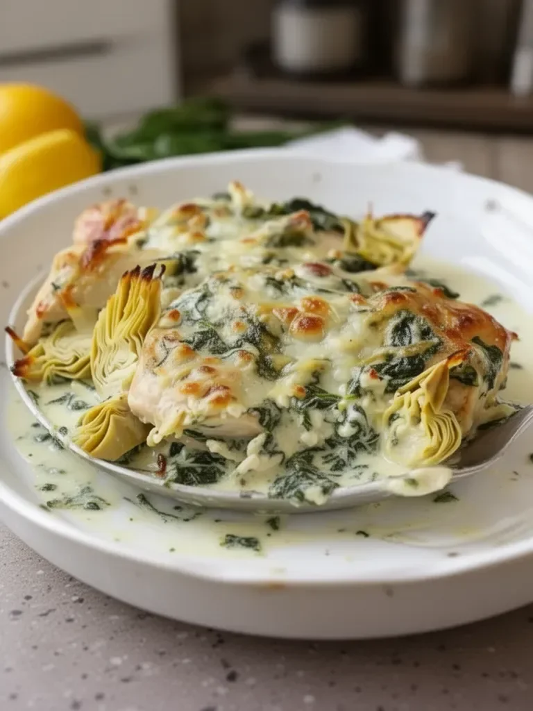 Spinach Artichoke Chicken