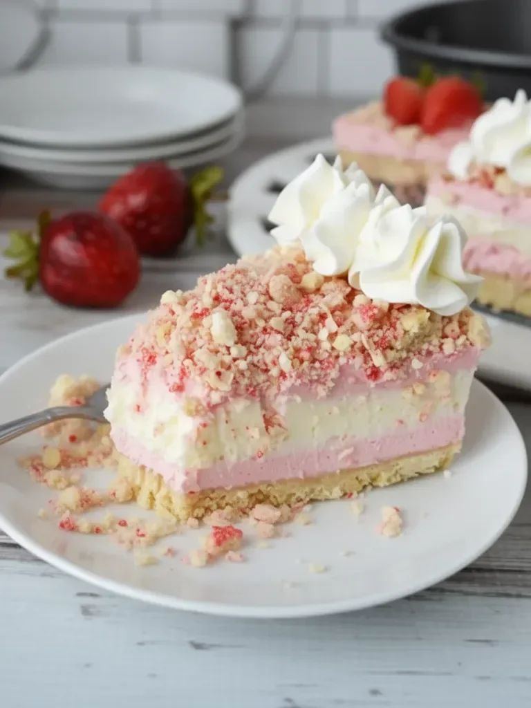 Strawberry Crunch Cheesecake