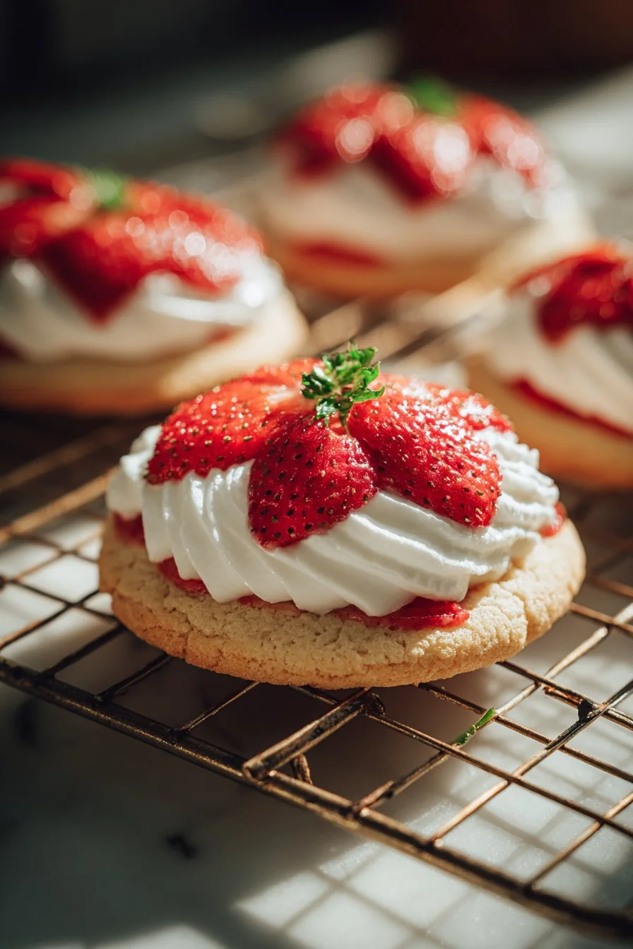 Strawberry Shortcake Cookies