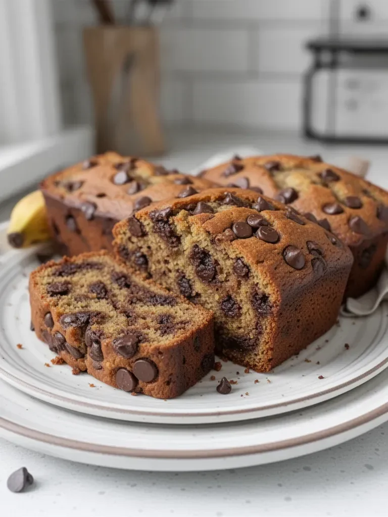 Super Moist Chocolate Chip Banana Bread Recipe
