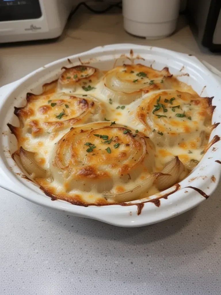 Tennessee Onions: Cheesy Baked Delight