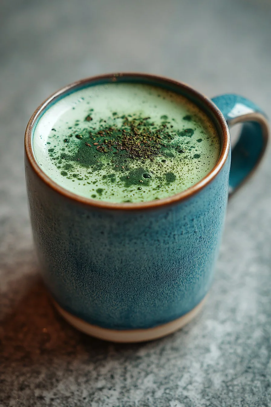 Vegan Superfood Spirulina Latte