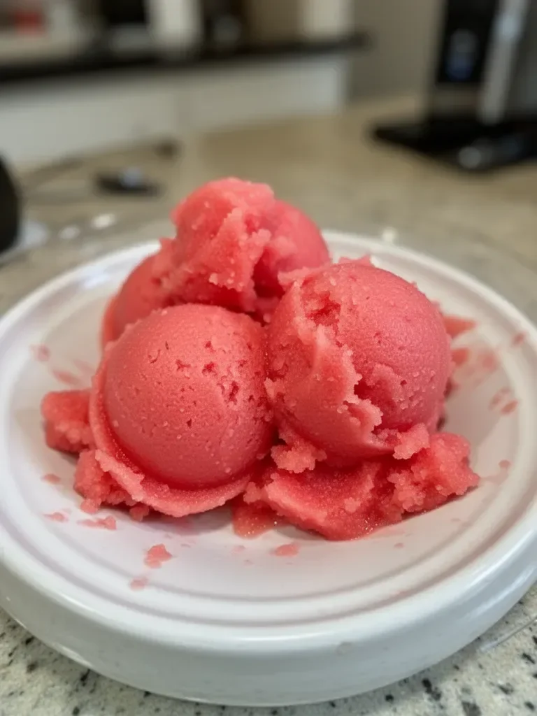 2-Ingredient Ninja Creami Watermelon Sorbet Recipe