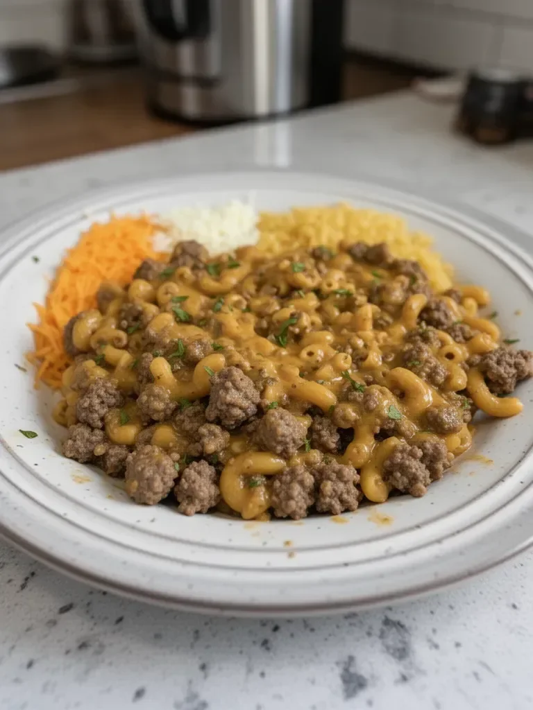 4 Ingredient Hamburger Casserole (Quick & Easy)