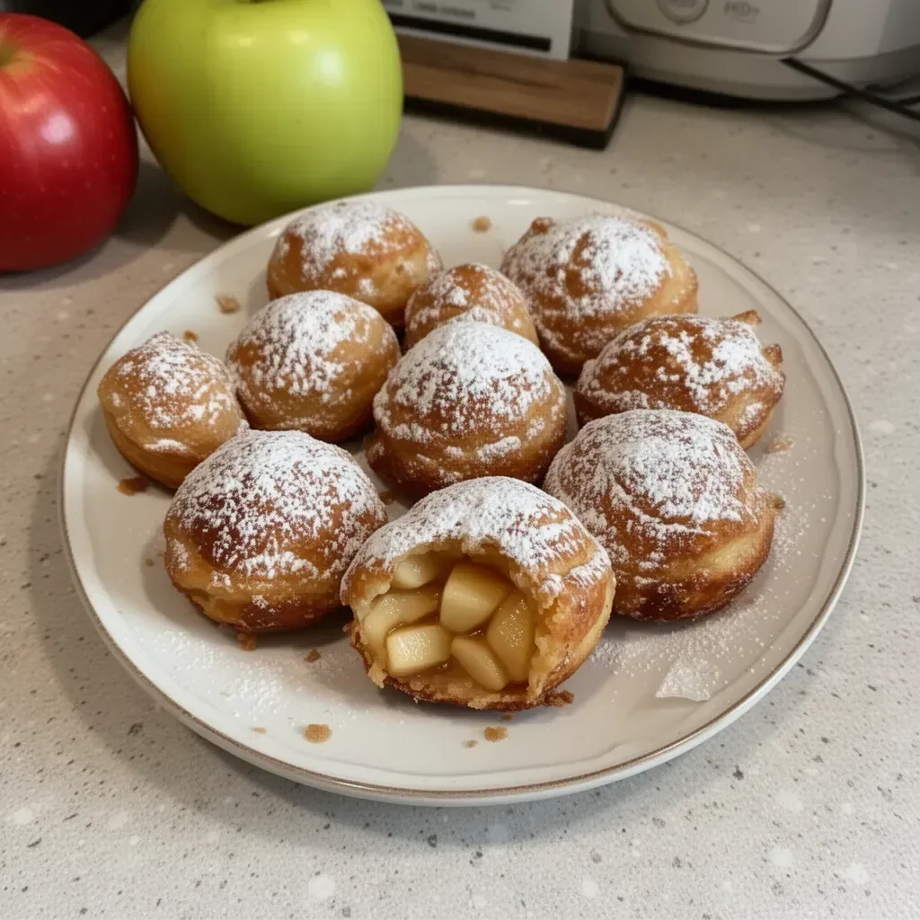 Deliciously baked Apple Pie Bombs with a flaky crust and apple filling