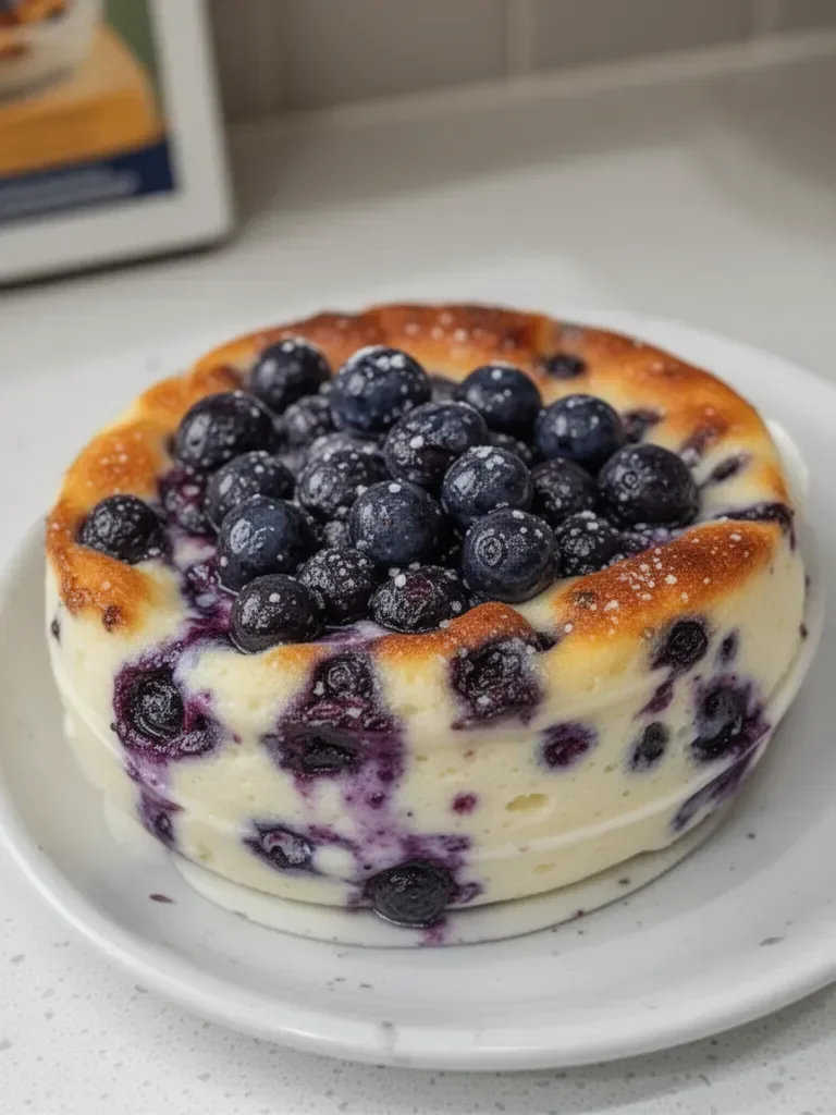 Baked Blueberry Cottage Cheese Breakfast Bowls