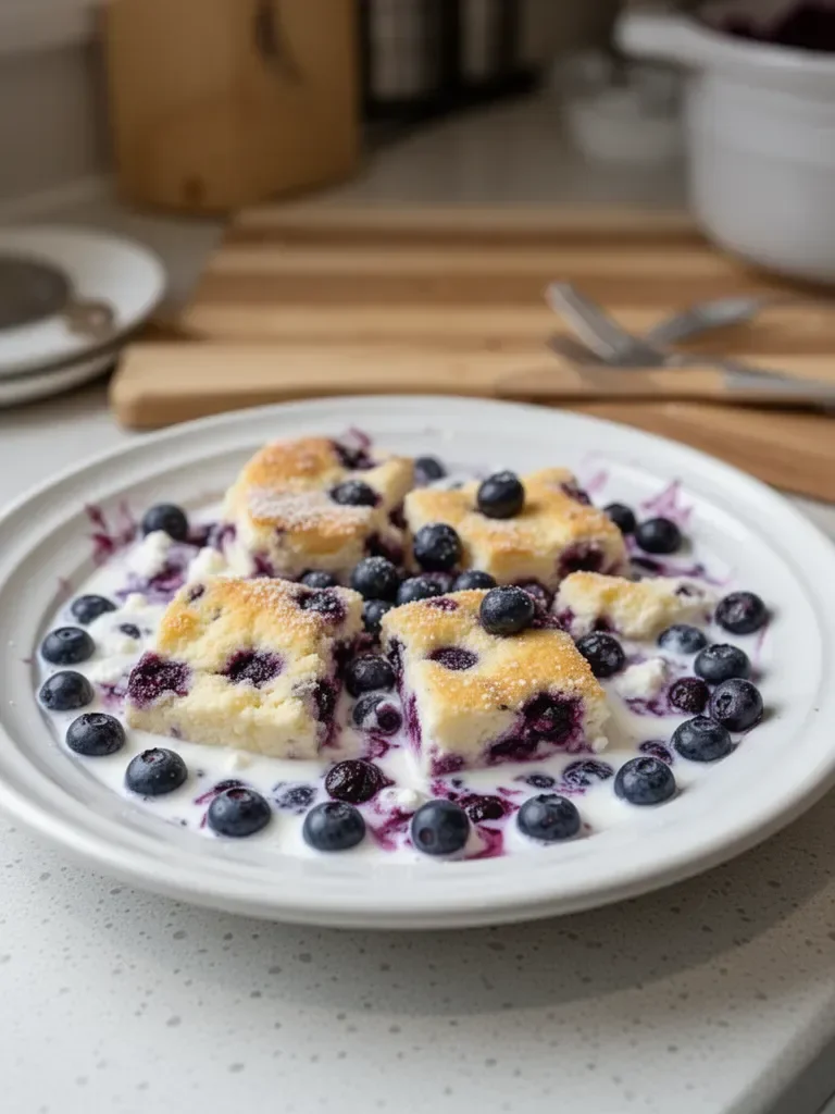 Blueberry Cottage Cheese Breakfast