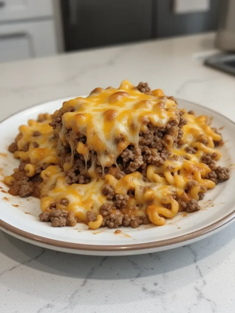 Cheesy Hamburger Casserole