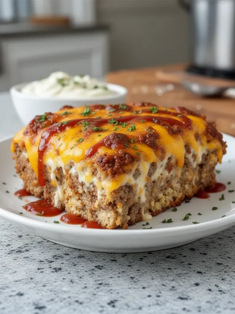 Cheesy Meatloaf Casserole
