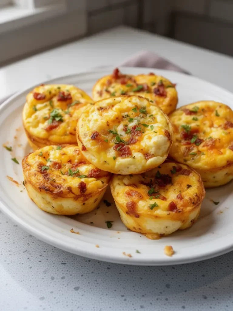 Cheesy Muffin Tin Cottage Cheese Egg Bites