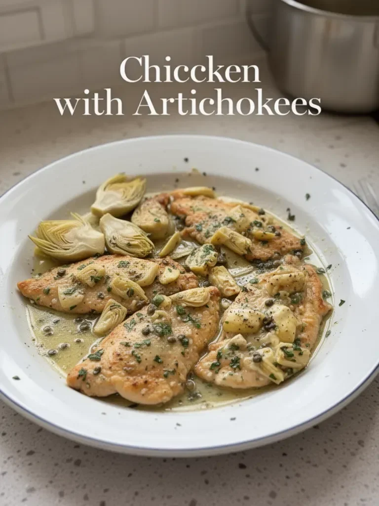 Chicken Piccata with Artichokes