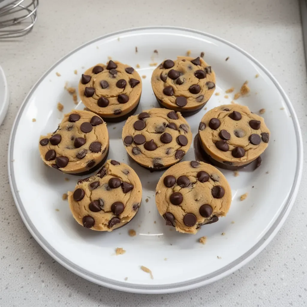 Delicious homemade Chocolate Chip Cookie Dough Cups ready to enjoy