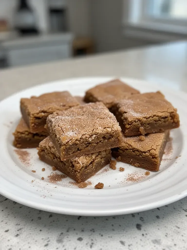 Cinnamon Sugar Blondies