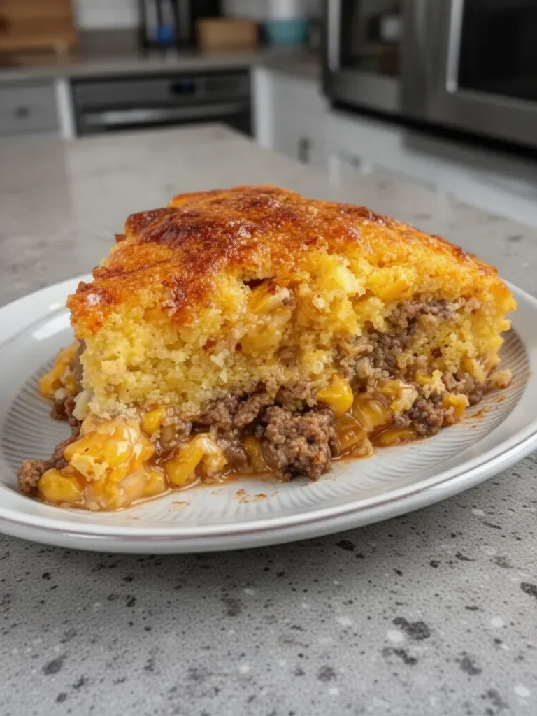 Cornbread Cowboy Casserole