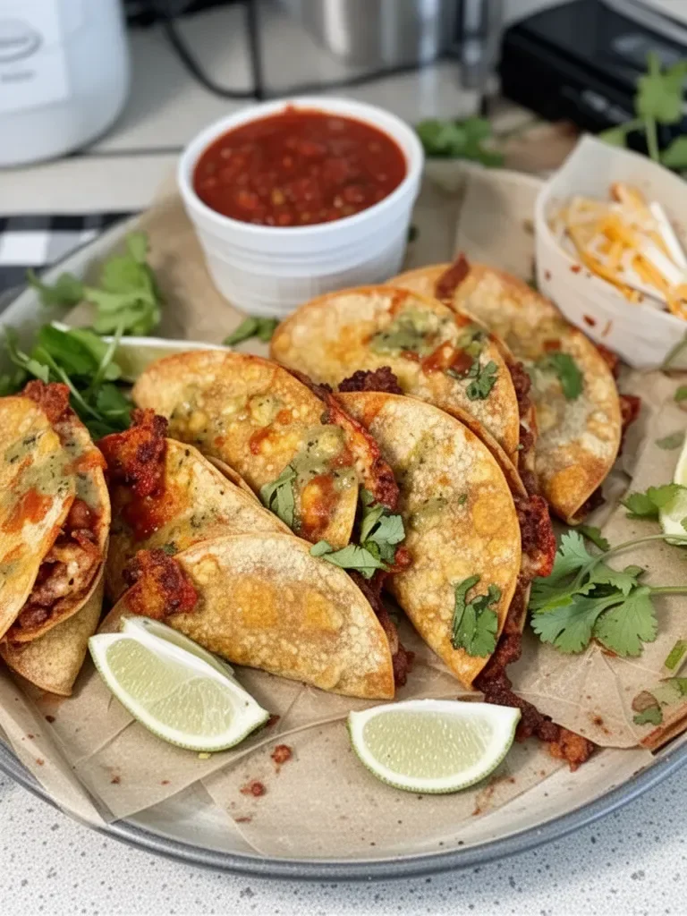 Crispy Oven Baked Tacos Recipe