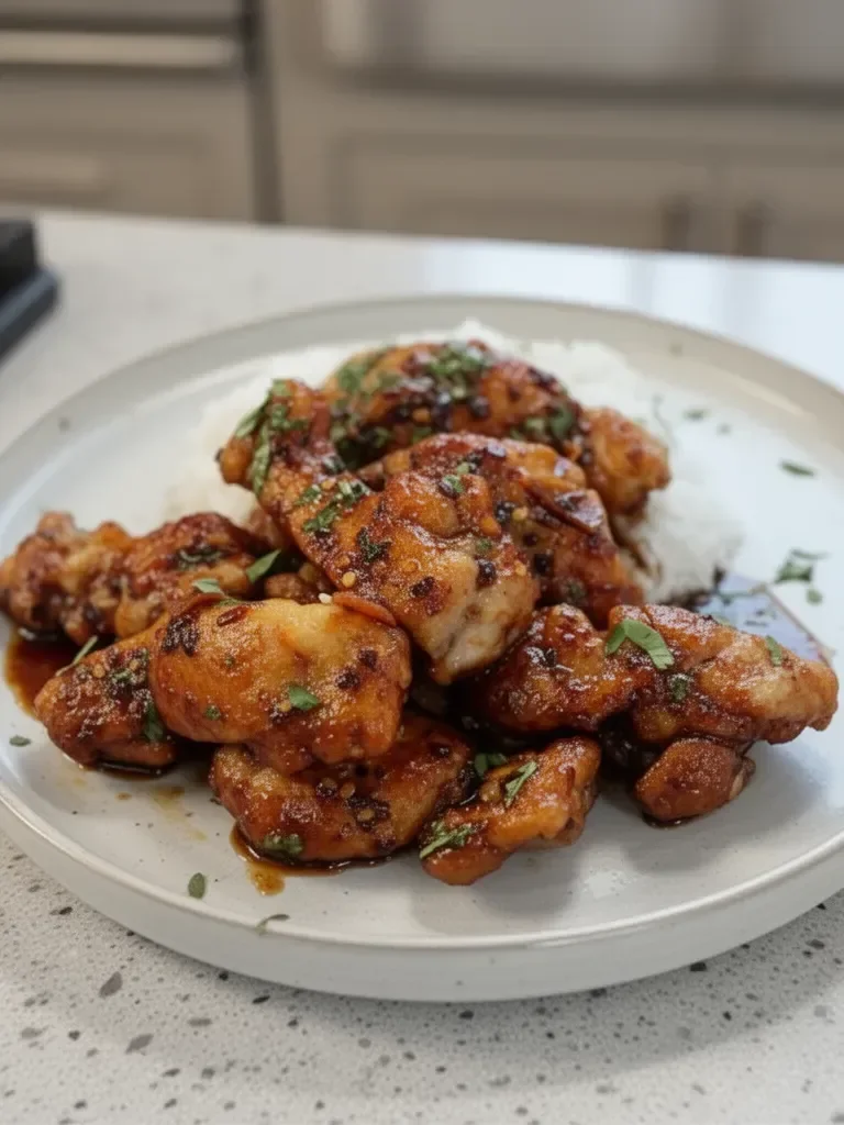 Easy Soy Garlic Chicken Thighs