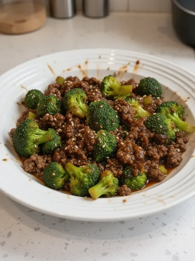 Ground Beef And Broccoli