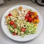 Hearts of Palm Salad featuring fresh greens and vibrant veggies