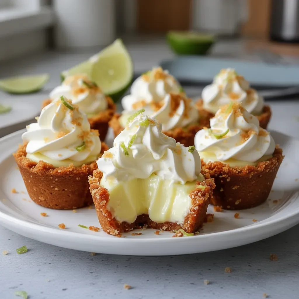 Heavenly No-Bake Mini Key Lime Pies