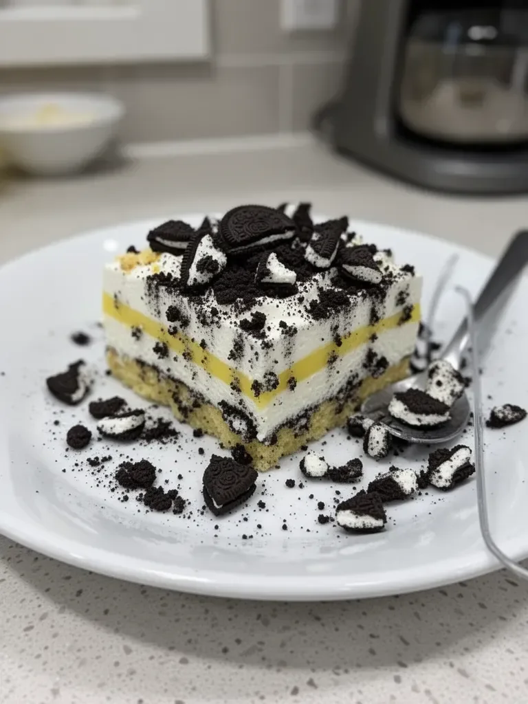 Heavenly Oreo Lemon Dessert