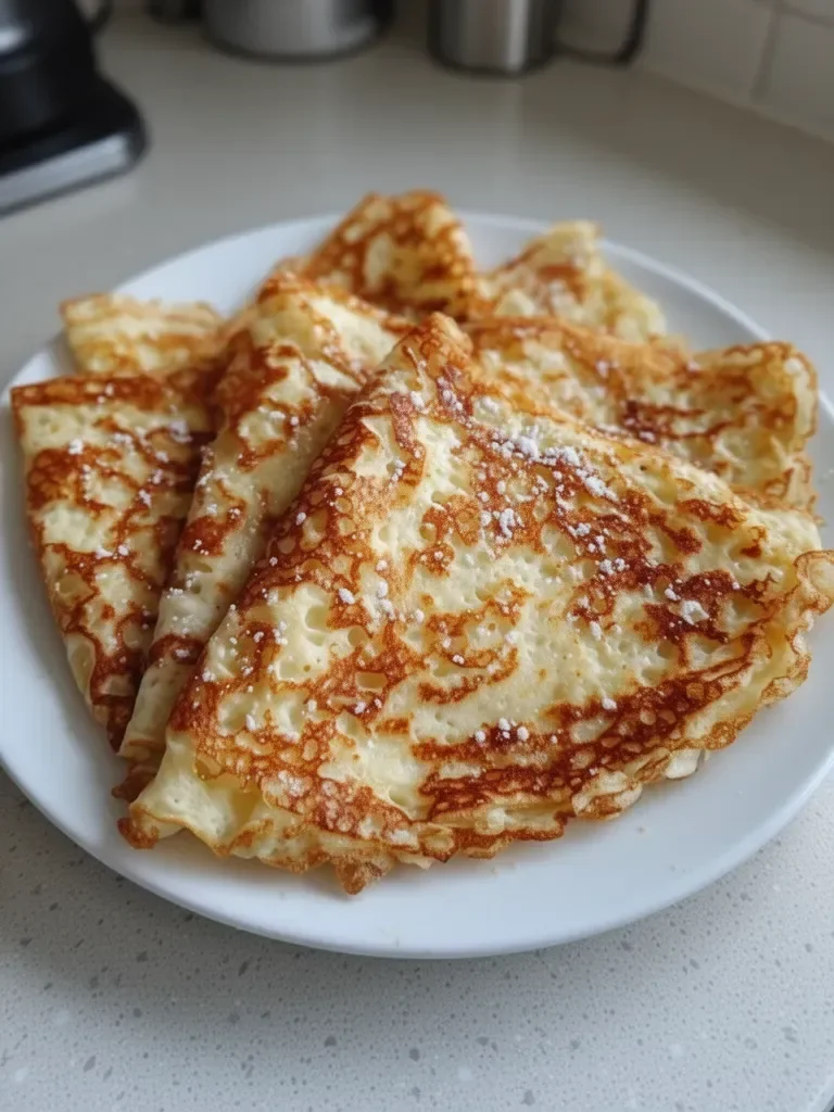 High-Protein Cottage Cheese Crepes