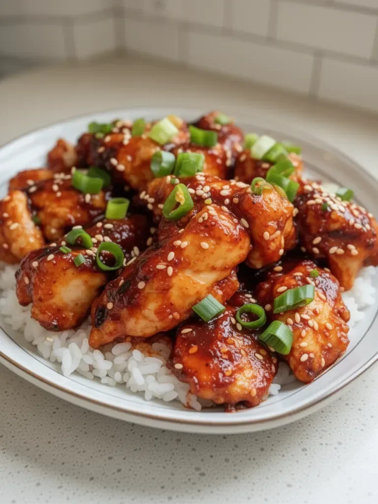 Korean Spicy Pepper Paste Chicken