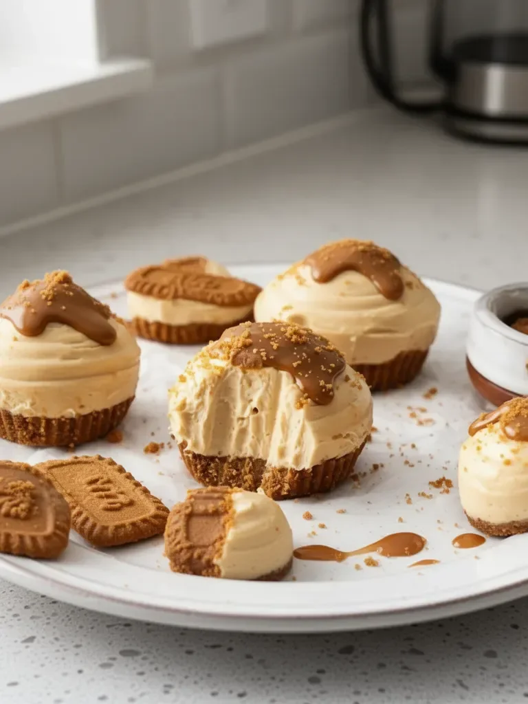 Mini Biscoff Cheesecakes