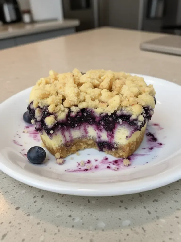 Mini Blueberry Cheesecakes