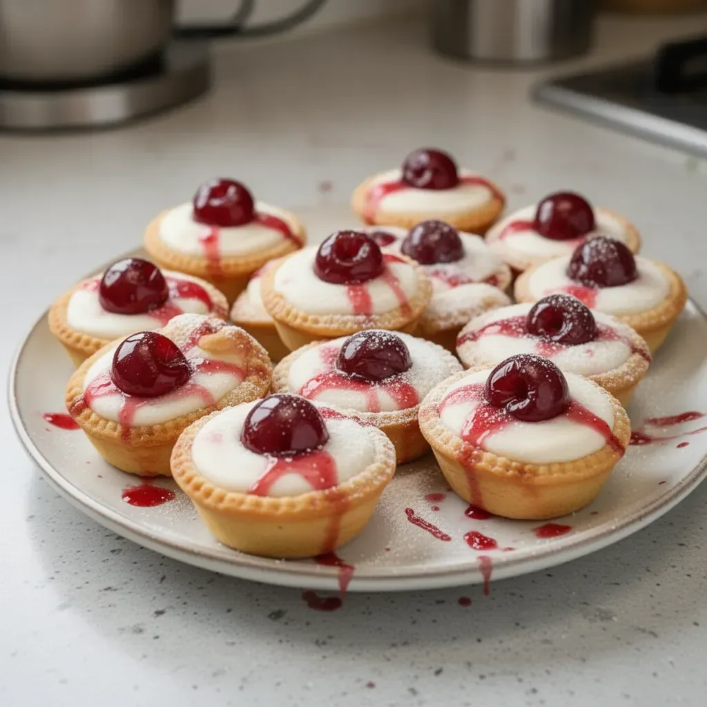 Mini Cherry Bakewell Tarts