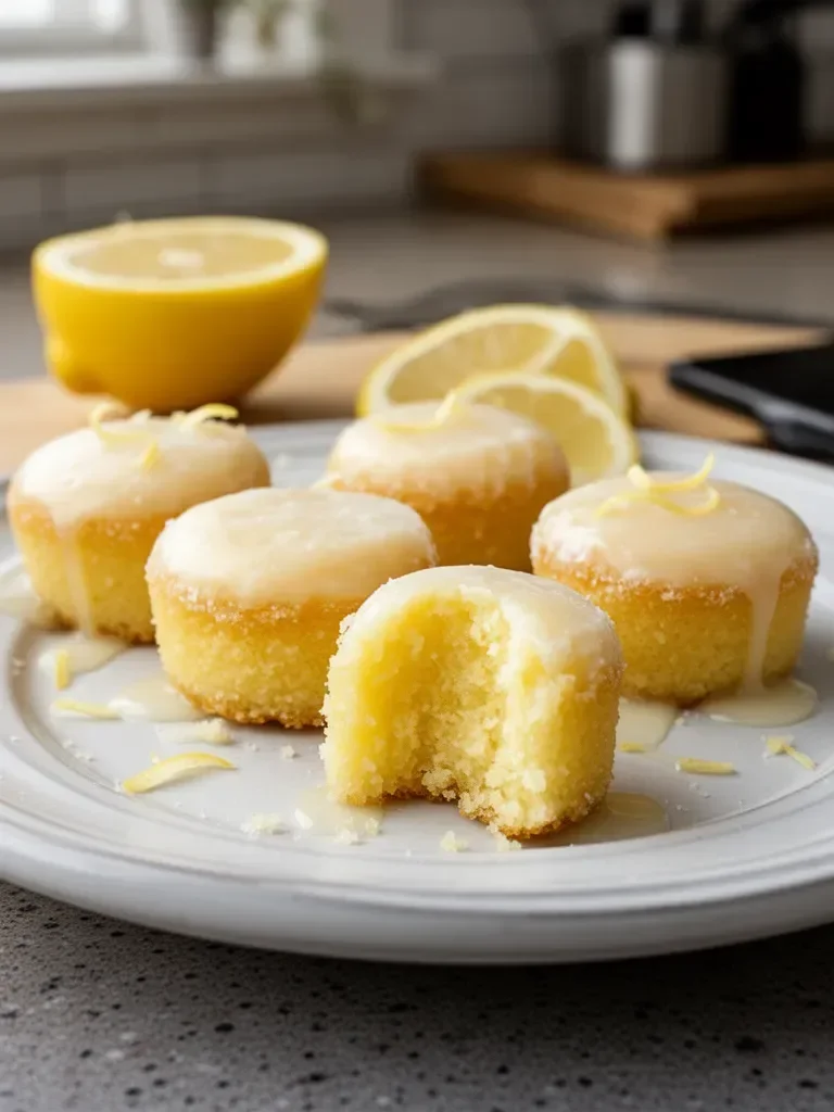Mini Lemon Drop Cakes