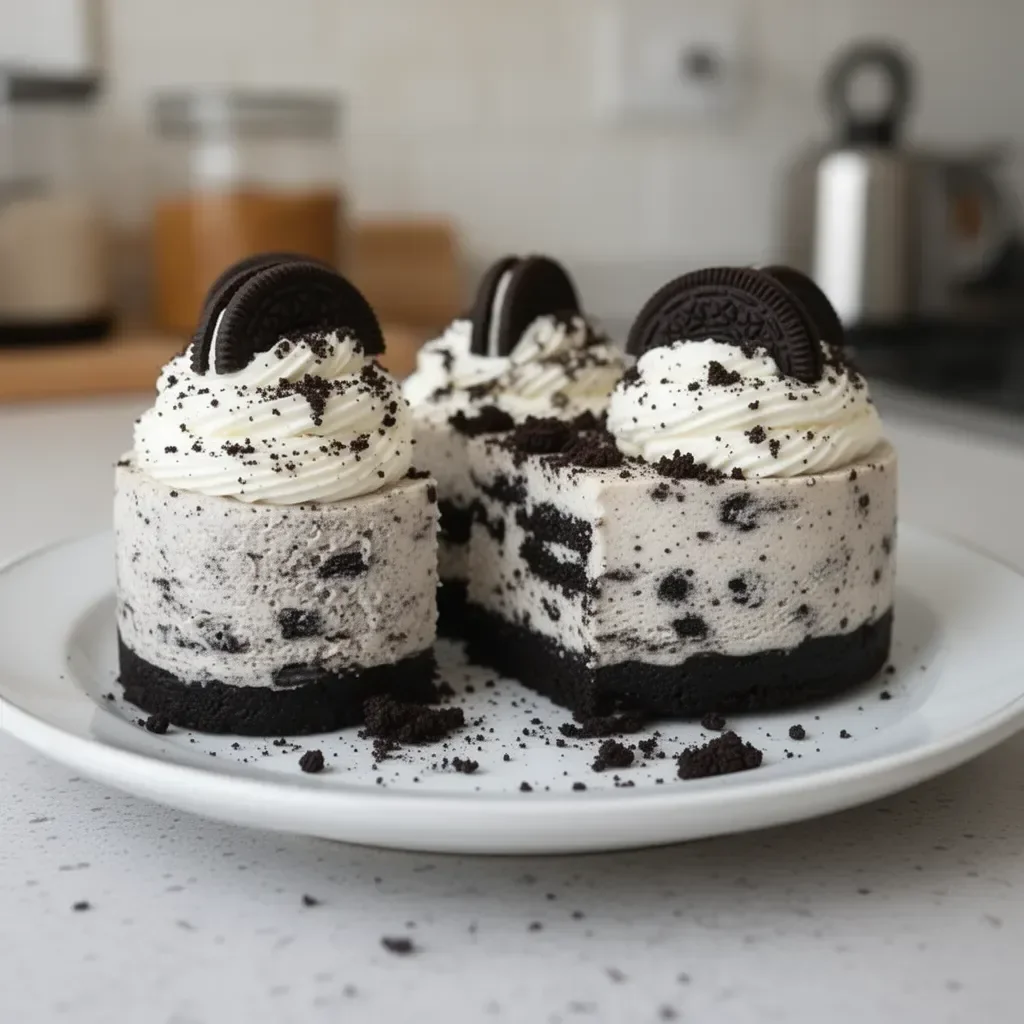 No-Bake Oreo Cheesecakes