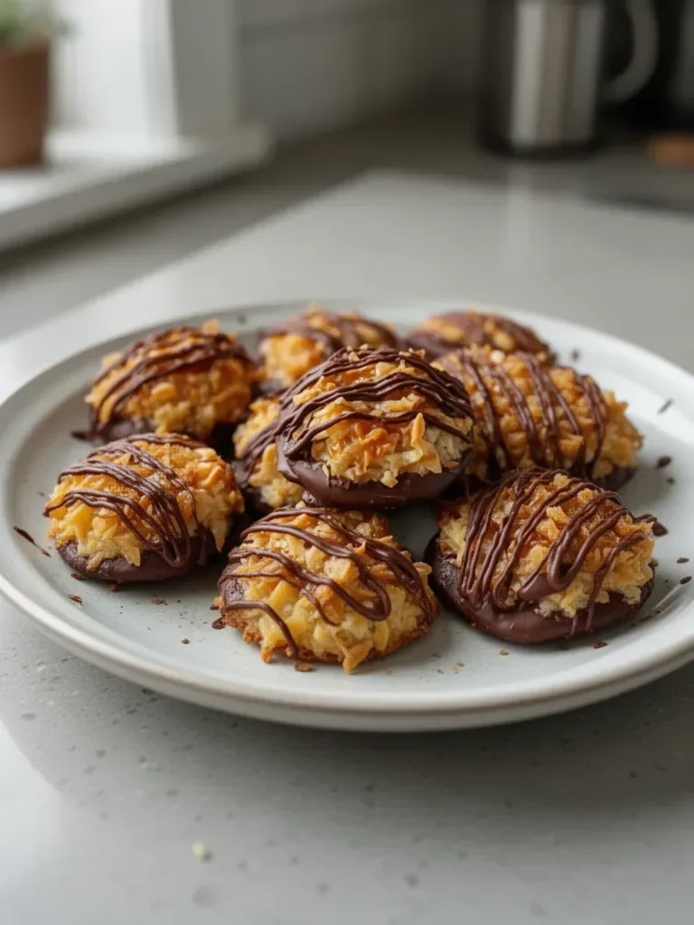 No Bake Samoa Cookies