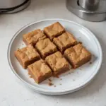 Delicious one-bowl classic blondies fresh out of the oven