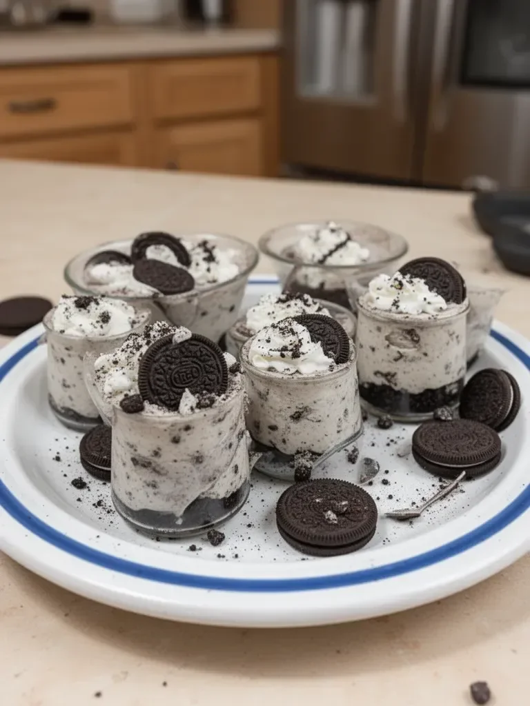 Oreo No-Bake Cheesecake Cups
