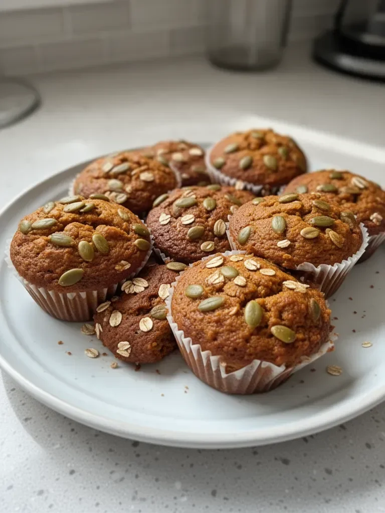 Pumpkin and Oat Muffins
